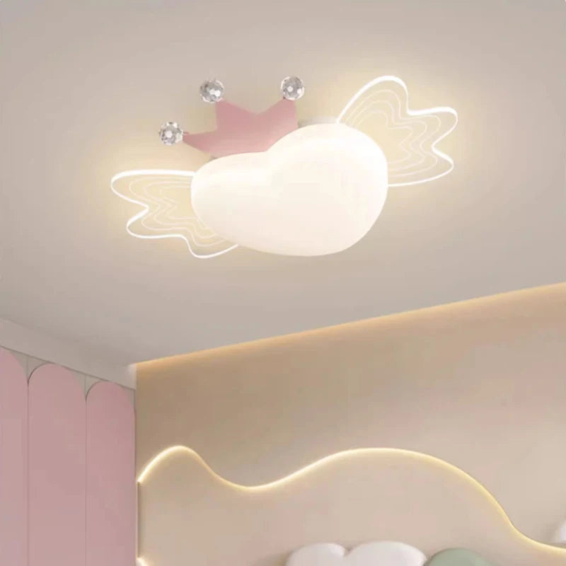plafonnier mignon en forme d'avion pour enfant romantique et simple - vue 4 sur 8