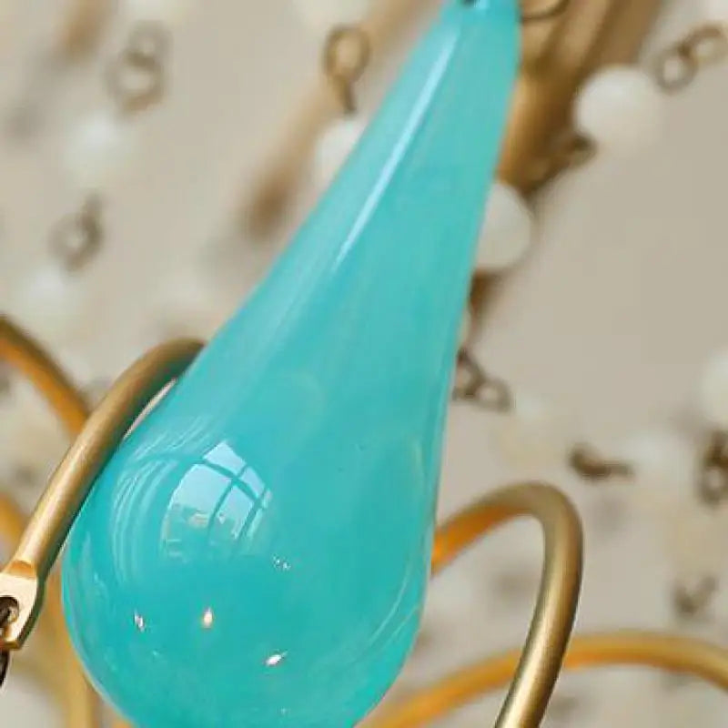 lustre créatif en forme de goutte pour décoration moderne - vue 6 sur 7