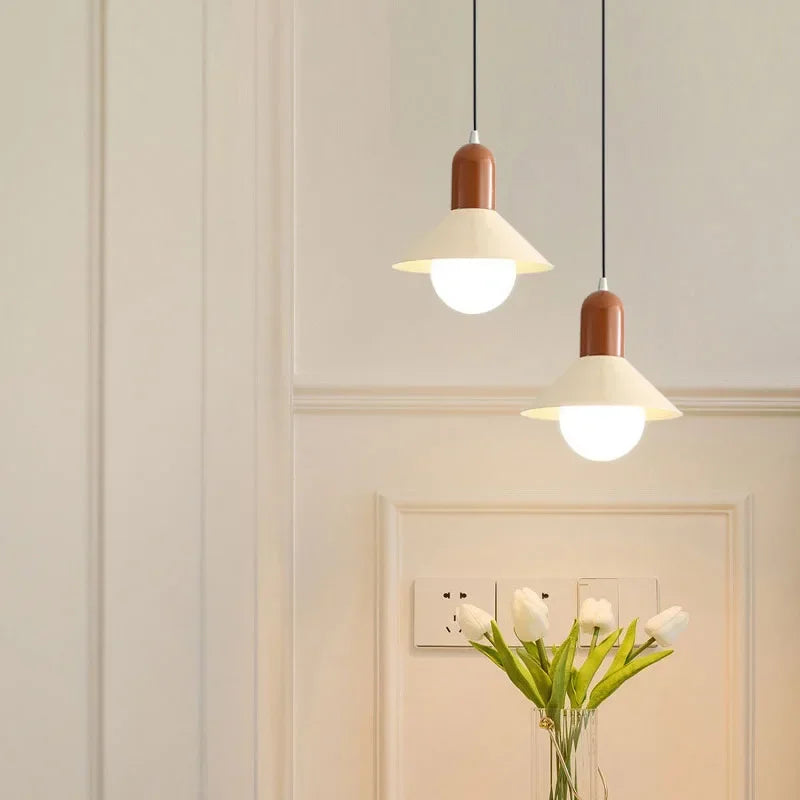 Minimalist nordic LED chandelier for bars and restaurants - vue 5 sur 10