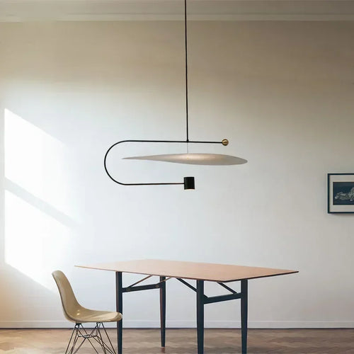Minimalist Nordic acrylic chandelier for modern decoration - vue 6 sur 14
