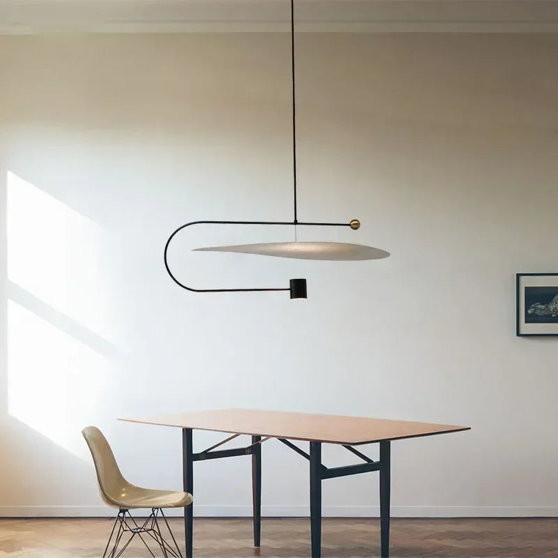 Minimalist Nordic acrylic chandelier for modern decoration - vue 5 sur 14