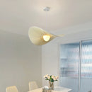 Minimalist modern fabric chandelier for an elegant interior
