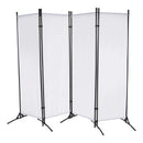 3/4 Panel Folding Room Divider Freestanding Tall Privacy Screens Partition Office/Room Partition Divider, 2.6×1.8m / 2×1.7m