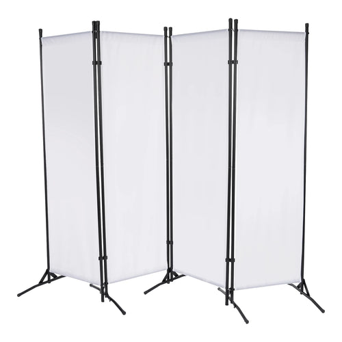 3/4 Panel Folding Room Divider Freestanding Tall Privacy Screens Partition Office/Room Partition Divider, 2.6×1.8m / 2×1.7m