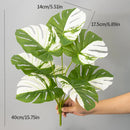 plante tropicale artificielle avec feuilles de bananier pour décoration jardin