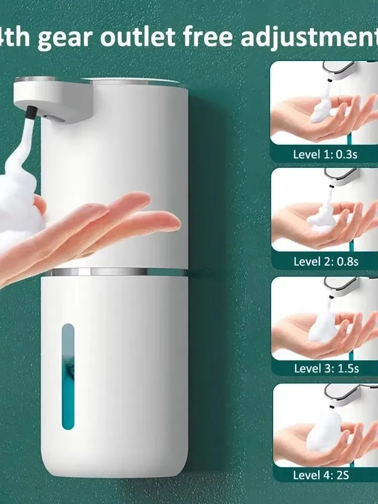 distributeur de savon automatique moussant rechargeable sans contact - vue 2 sur 7