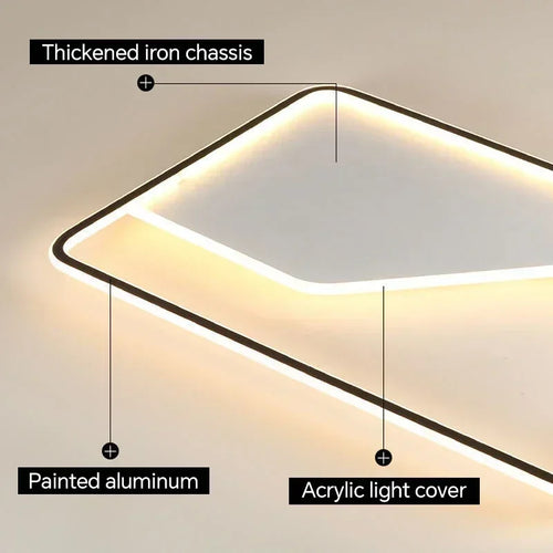 Plafonnier LED moderne pour salon salle à manger chambre balcon cuisine couloir lustre intérieur décor à la maison luminaire Lustre - vue 5 sur 19