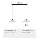 Minimalist Japanese glass chandelier for interior decoration