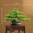 DIY Potted Bonsai for Home Decoration, False Tree, Living Room, Chinese Style, Hotel Porch Landscape, Green Plant Decoration