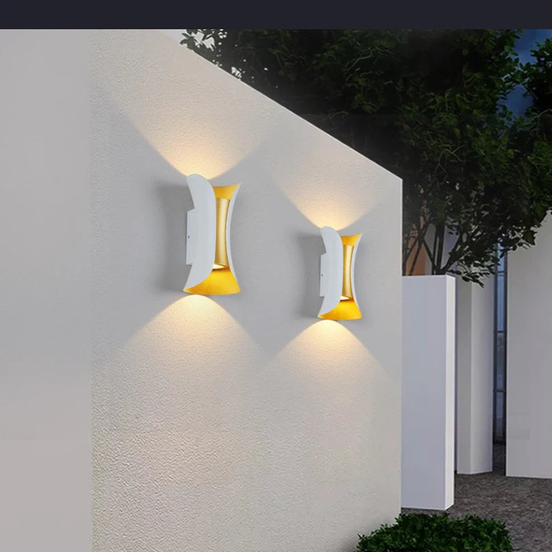 10W 20W 30W up down led wall lamp warm white or white 6000k wall light with black or white wall sconce housing AC85-265V - vue 4 sur 8