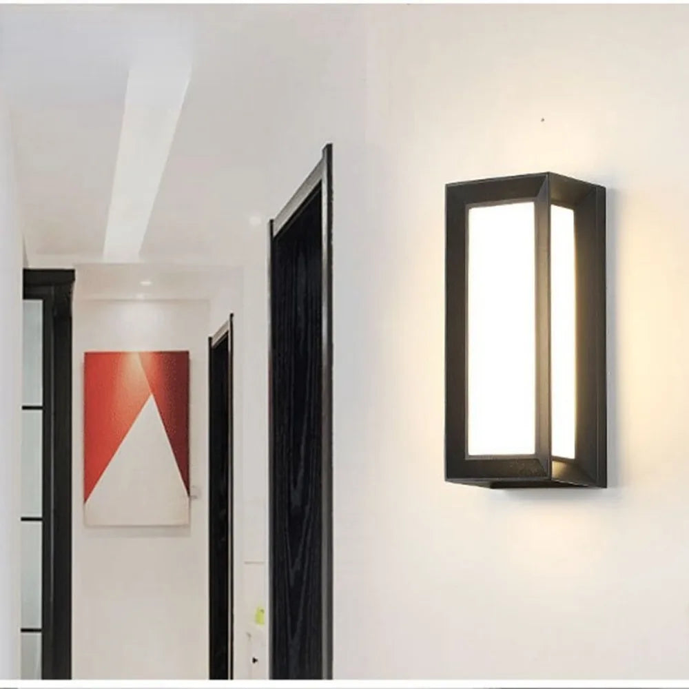 Applique murale extérieure Led moderne Ip65 étanche porche balcon jardin extérieur applique lumières Villa terrasse maison luminaires - vue 3 sur 7
