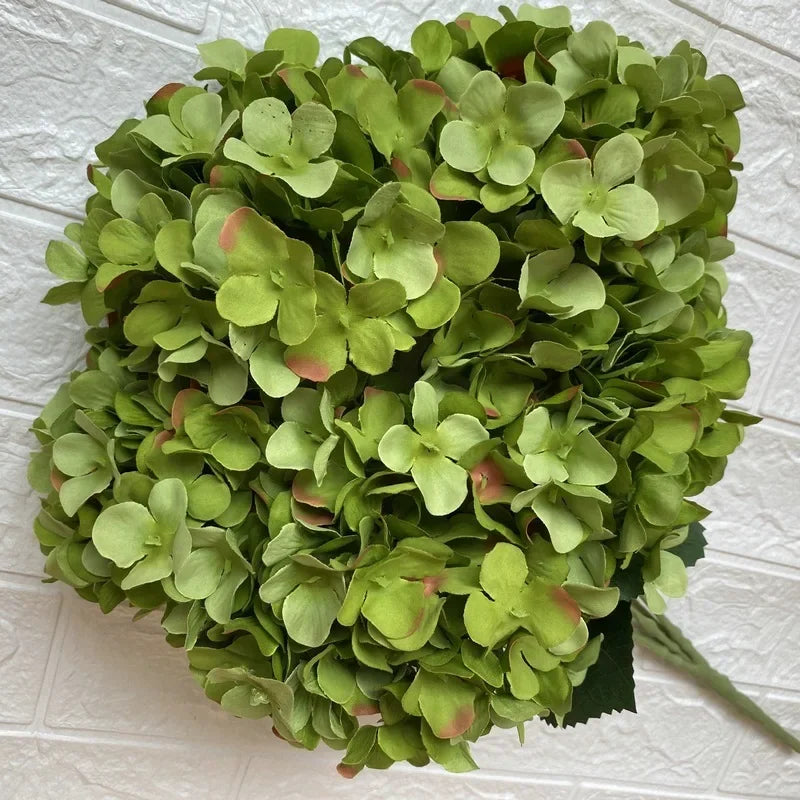 bouquet d'hortensias en soie pour décoration intérieure élégante - vue 7 sur 11