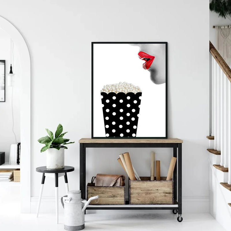affiche de parfum luxe nordique pour décoration murale