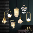 lustre suspendu avec nouvelles lampes led 2023 pour éclairage