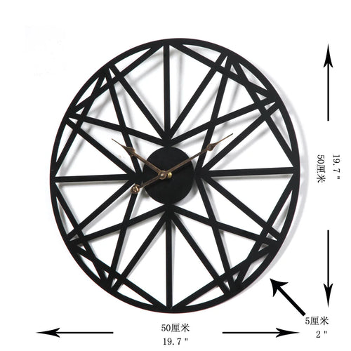 Creative Wall Clock for Living Room, Luxury, Modern, Simple Murals, Fashion - vue 2 sur 7