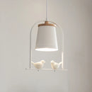 Modern nordic minimalist bird LED pendant light