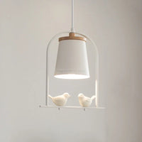 Modern nordic minimalist bird LED pendant light