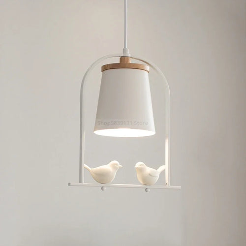 Modern nordic minimalist bird LED pendant light