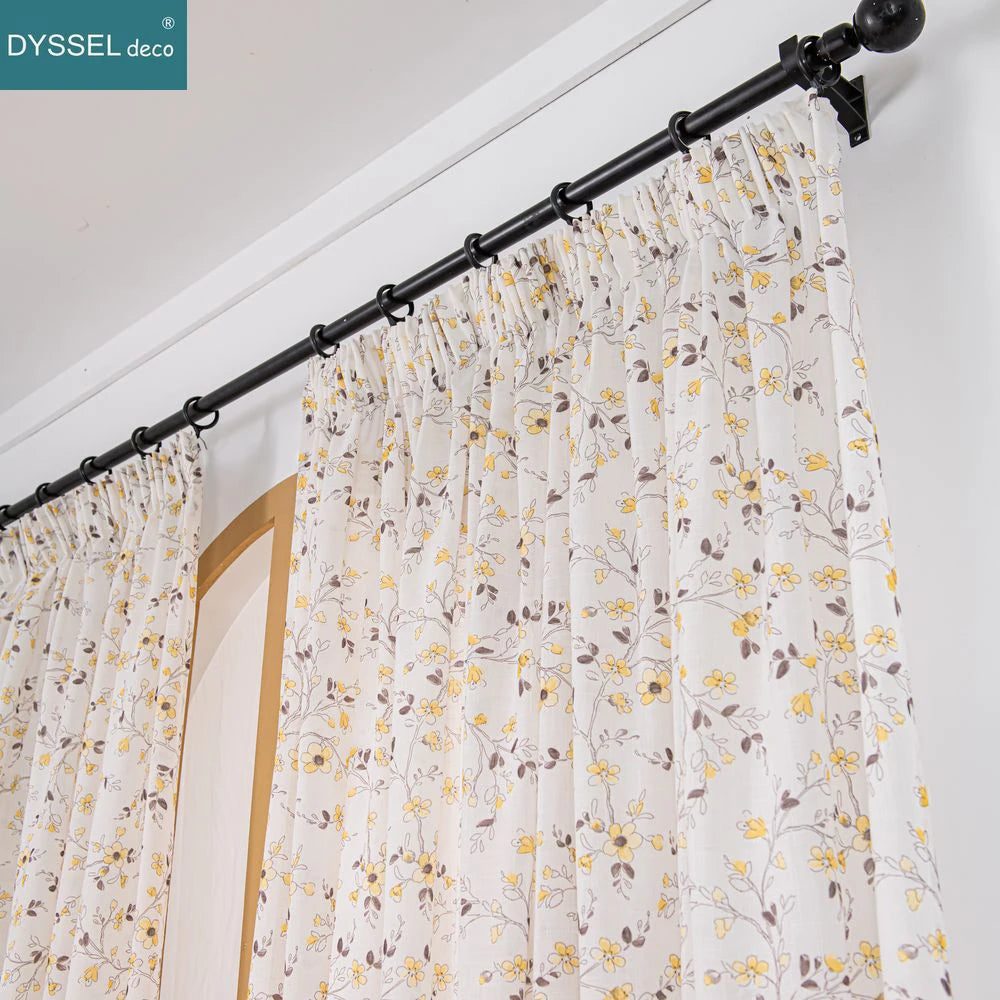 Rideau moderne rayures style europeen salon chambre