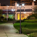 Solar LED garden lamp for outdoor paths and garden
