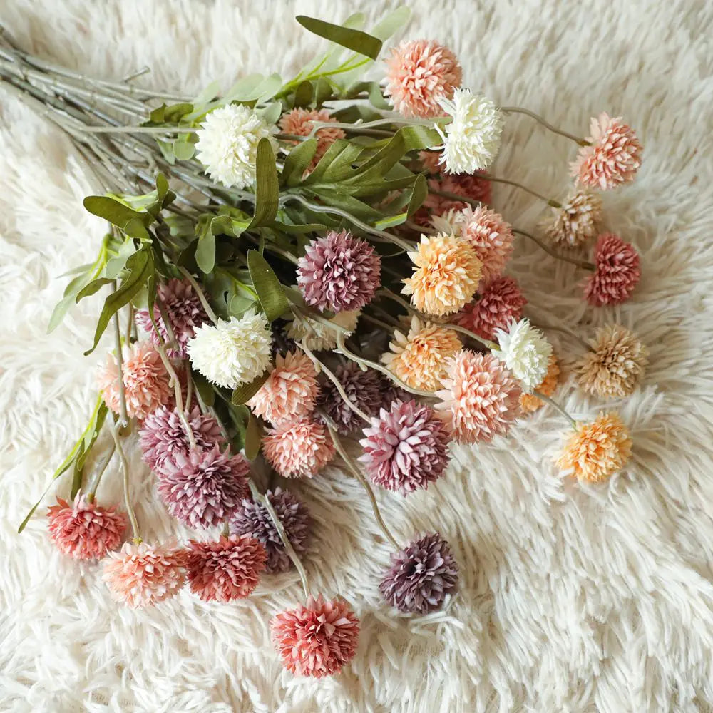 fleurs artificielles pissenlit décoration mariage bouquet cadeau saint-valentin - vue 6 sur 15