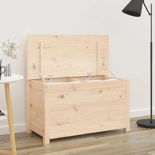 banc en bois avec rangement pratique pour votre intérieur - vue 2 sur 8
