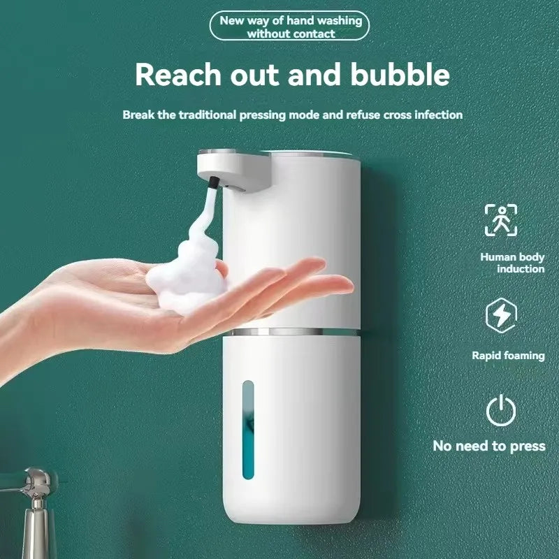 distributeur de savon automatique moussant rechargeable sans contact - vue 7 sur 7