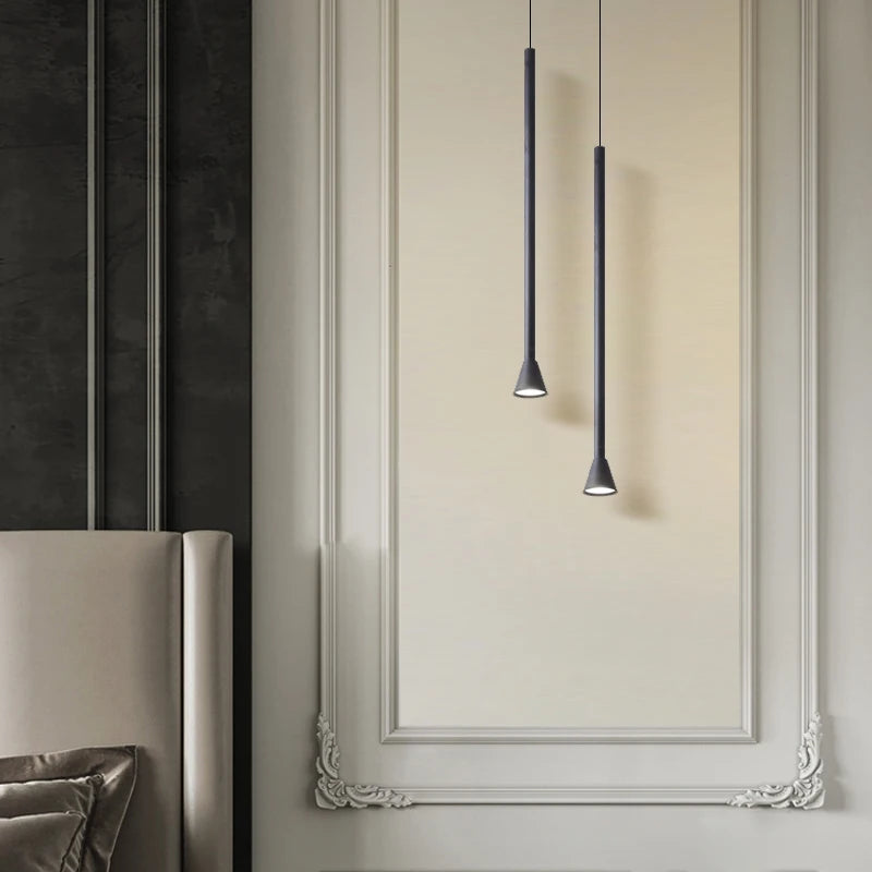 suspension LED design moderne luminaire décoratif idéal - vue 5 sur 10
