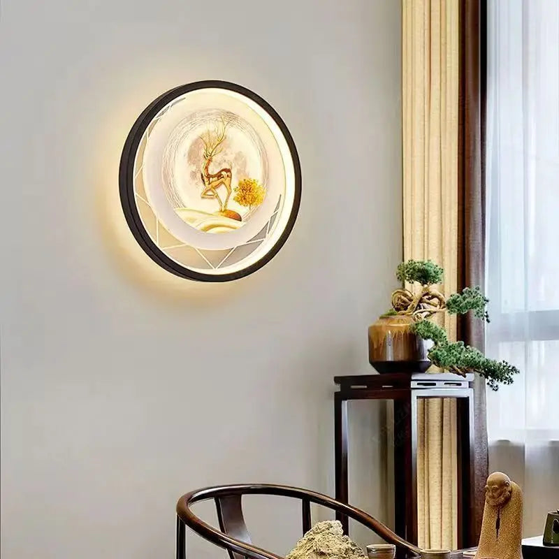 Applique murale LED moderne et ronde - vue 4 sur 16