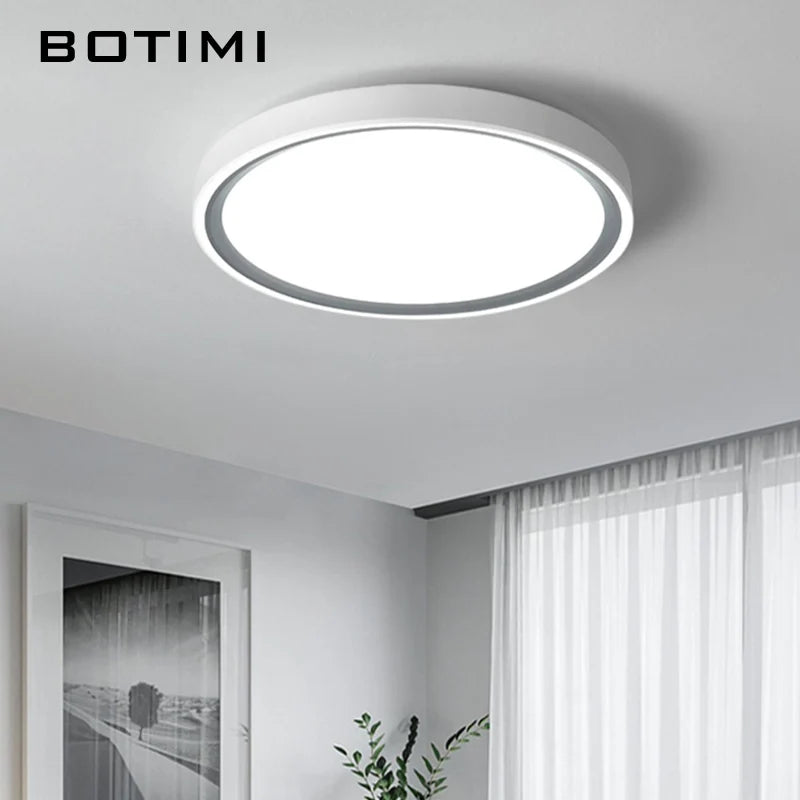 Plafonnier LED rond simple à bordure - vue 5 sur 20