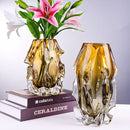 vase en verre dégradé pour décoration moderne et arrangement floral