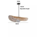 Wabi sabi style pendant light, rattan woven light, dining room home decoration, bedroom living room pendant light