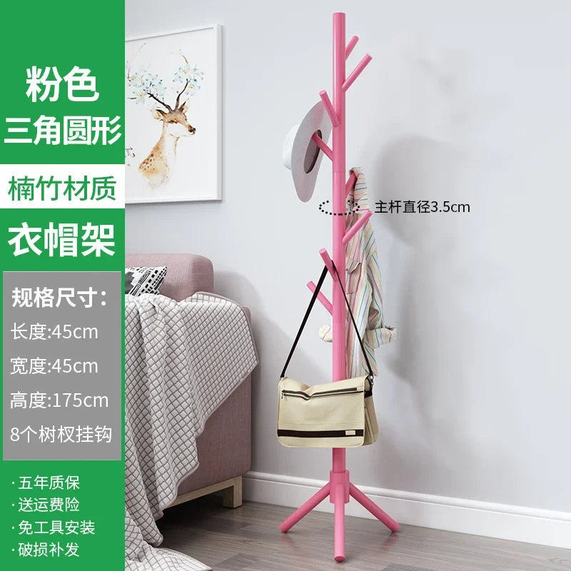 porte-manteau en bois massif design moderne et pratique - vue 13 sur 20