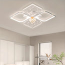 lustre led moderne quatre feuilles herbe ciel étoilé intérieur