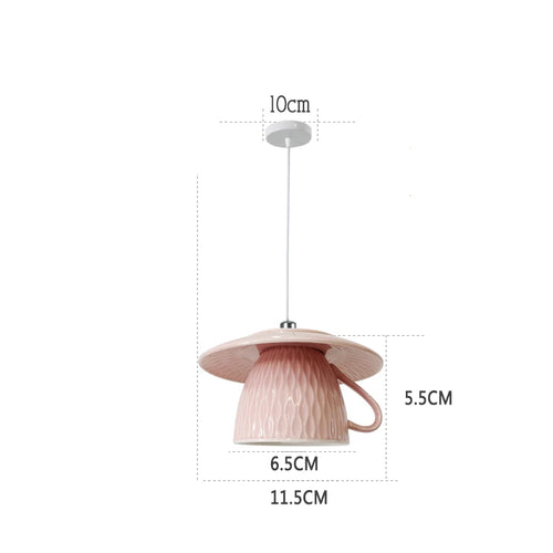 suspension moderne en céramique led théière pour cuisine - vue 15 sur 30
