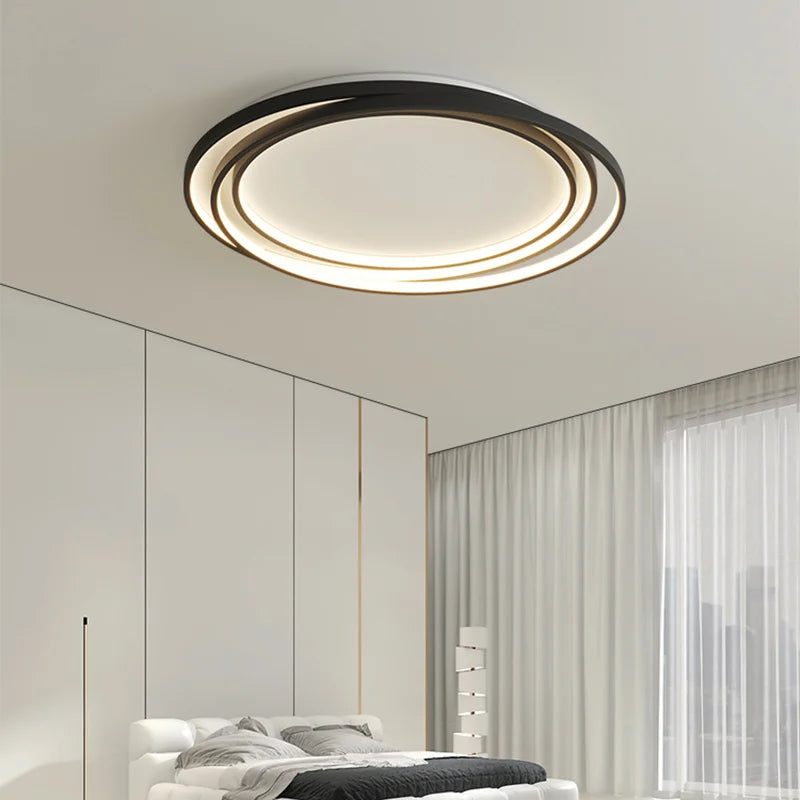 plafonnier led ultra mince lustre moderne intérieur - vue 3 sur 22