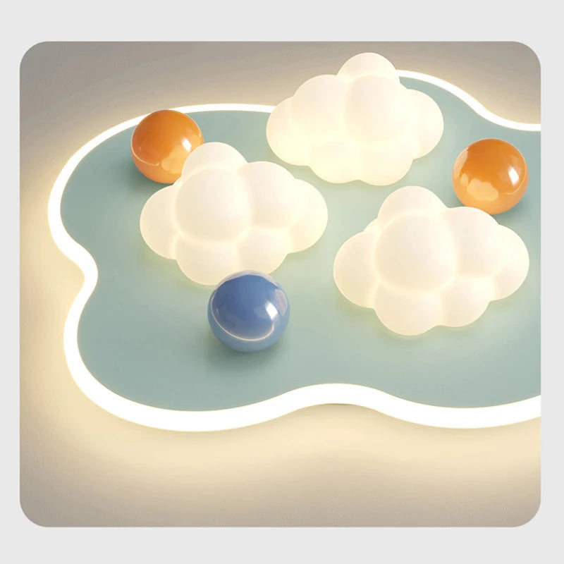 plafonnier moderne pour chambre d'enfant ciel nuage créatif et chaleureux - vue 7 sur 10