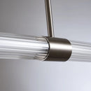 lustre de luxe en verre de cuivre pour barre d'île moderne