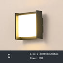 applique murale de jardin étanche à led durable pour extérieur