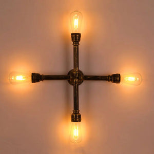 Industrial retro wall light for lofts and restaurants