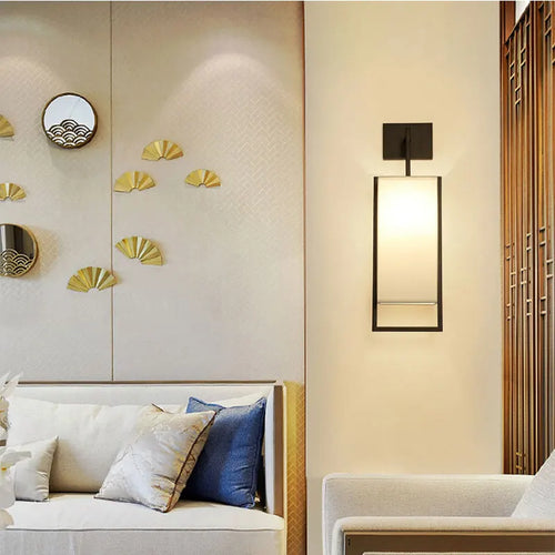 Modern minimalist bedside lamp for hotel corridor and study - vue 5 sur 7