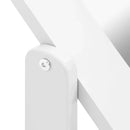 White floor mirror 45.5x47.5x160 cm wood engineering interior decoration wall Decker living room decoration