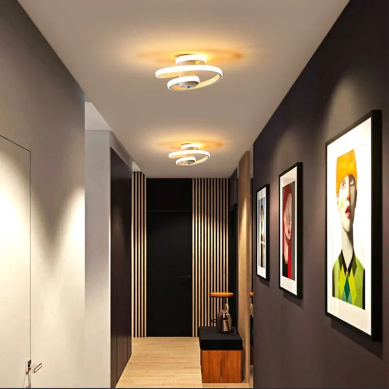 plafonnier à led moderne pour éclairage intérieur design - vue 6 sur 8