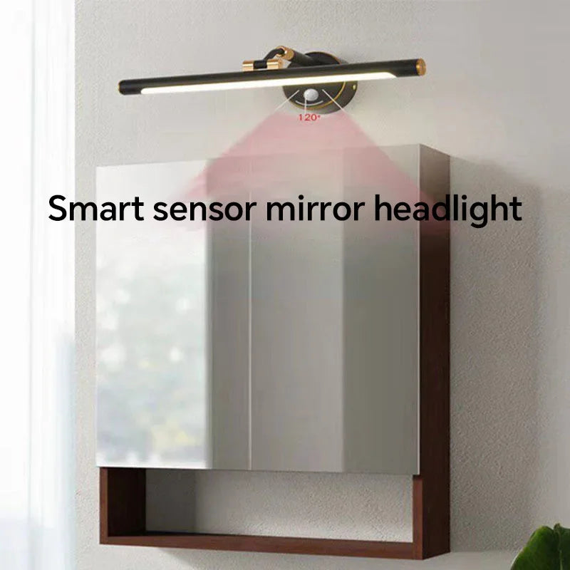 applique miroir à led moderne éclairage minimaliste rétractable intérieur - vue 5 sur 17