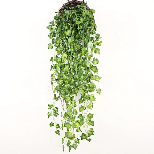 plantes artificielles en rotin à suspendre pour décoration intérieure et extérieure
