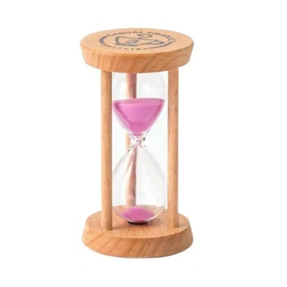 sablier en bois portable rond pour enfants en cinq couleurs - vue 11 sur 11