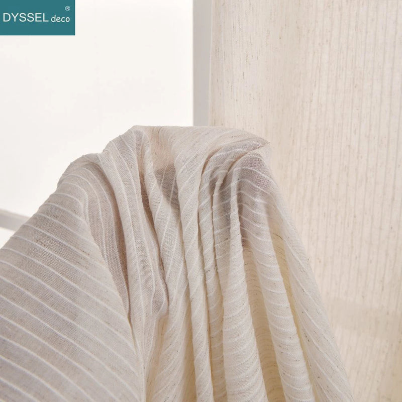 Rideau moderne à rayures style européen salon chambre