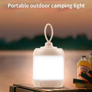 Portable waterproof LED camping lantern with 4 modes