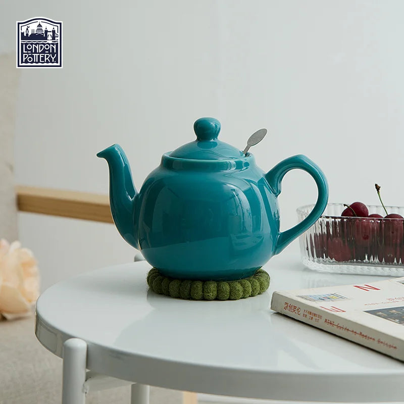 theiere farmhouse london pottery ceramique filtre inox