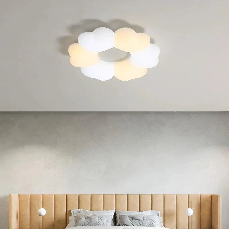 lustre à pétales nordique romantique pour une ambiance chaleureuse - vue 3 sur 10